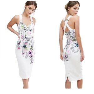Ted Baker Scarlin Passion Flower Midi Dress